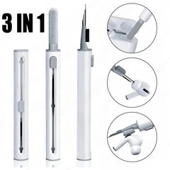 3 in 1 Sliding Cleaning Pen for  Earphones Brush for Airpods 3 Pro Series Case Headsets Cleaners Earbuds Cleaning Tools