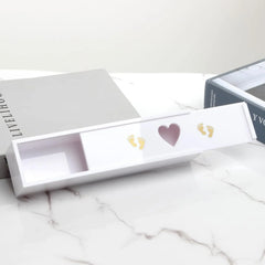 Pregnancy Test Keepsake Box Acrylic Announcement Gift Baby Memory Souvenir Collection for Husband Grandparents