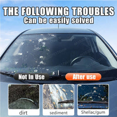 Car Glass Polis Oil Film Removal Paste Water Repellent Anti Rain for Windshield Rearview Glass Cleaning Hydrophobic Coating Kit