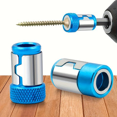 1 Pcs Magnetic Screw Rings Magnetized Ring Screwdriver Bits For 1/4 Inch 6.35MM Screwdriver Bits Electric Screwdriver Bits