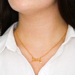 To my girlfriend love necklace