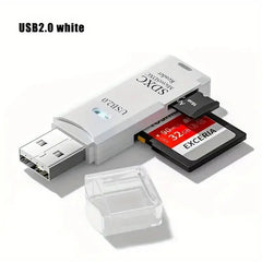 2 in 1 USB2.0/3.0 Card Reader Micro TF sd card Reader usb adapter High Speed Cardreader TF Memory card For PC Laptop Accessories
