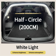 Car high brightness trunk lighting ambient light interior decoration LED wiring free automatic sensing tailgate light strip